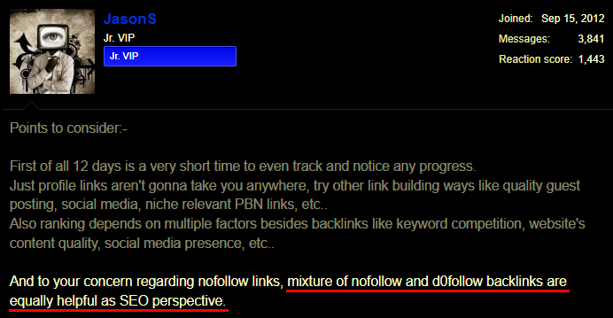 nofollow links blackhatworld member opinion 1